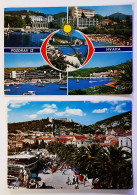 Ex-Yugoslavia-Lot 2Pcs-Vintage Postcard-HVAR-Island In Croatia-Hrvatska-used With Stamp 1974-1975 - Yougoslavie