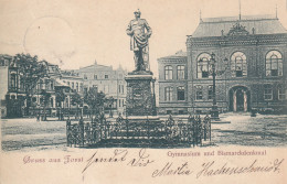 Gruss Aus Forst - Gymnasium Und Bismarckdenkmal - Bad Dürkheim