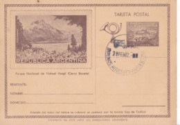 Argentina - 1943 - Postal Stationery Card With Postmark 1962 - Nahuel  Huapí National Park - Bonete Hill - Caja 30 - Interi Postali