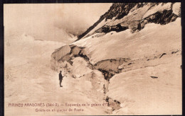 España - Pirineu Aragones - Grieta En El Glaciar De Aneto - Otros & Sin Clasificación