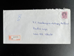 NETHERLANDS 1982 REGISTERED LETTER MONTFORT TO UTRECHT 27-07-1982 NEDERLAND AANGETEKEND - Brieven En Documenten