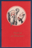 CPA Saint Nicolas Père Noël Santa Claus Nicolo Non Circulé Diable Krampus - San Nicolás