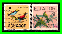 ECUADOR ( AMERICA ) - 2 SELLOS DE DIFERENTES AÑOS Y VALORES PUEDEN AGRUPAR VARIAS COMPRAS EN UN SOLO ENVIO - Ecuador