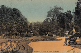 DB61. Antique Tucks Postcard.  The Valley Gardens, Harrogate. Yorkshire - Harrogate