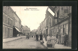 CPA Vertus, Rue De Chalons  - Vertus