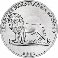 République Démocratique Du Congo, 25 Centimes, 2002, Aluminium, SPL, KM:76 - Repubblica Centroafricana