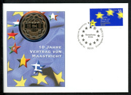 Bund 2003 Numisbrief 2,5 ECU NL 10 Jahre Maastrichter Vertrag ST (Num042 - Unclassified