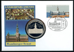 Bund 1999 Numisbrief Länderparlamente Hamburg Worbes 1218 PP (Num039 - Unclassified