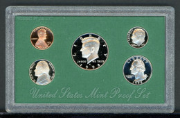 USA 1998 Proof Set 1 Cent - Half Dollar In Hartbox, Zertifikat PP (KMS009 - Münzsets