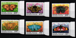 Togo 2875-2880 Postfrisch Schmetterling #KC543 - Togo (1960-...)