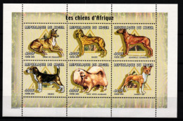 Niger 1837-1842 Postfrisch Kleinbogen / Hunde #KC549 - Níger (1960-...)