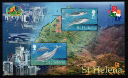 St. Helena Block 28 Postfrisch Delfine #KC530 - Sint-Helena