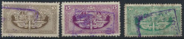 Lettland Eisenbahnmarken 1919 10-50 Sant Gestempelt - Latvia