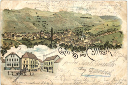 Gruss Aus Callbach - Litho - Bad Kreuznach