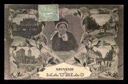 15 - MAURIAC - SOUVENIR MULTIVUES ET FEMME - Mauriac