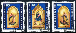 LIECHTENSTEIN 1995 Nr 1120-1122 Gestempelt SA191DA - Used Stamps