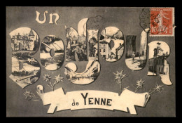 73 - YENNE - UN BONJOUR MULTIVUES - Yenne
