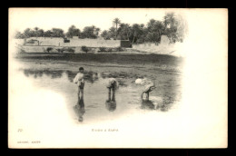 ALGERIE - BISKRA - ENFANTS DANS LA RIVIERE - EDITEUR GEISER - Biskra