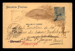 BRESIL - CARTE LETTRE VOYAGEE EN 1904 - Sonstige & Ohne Zuordnung