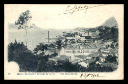 BRESIL - RIO DE JANEIRO - MORRO DA GLORIA E ENTRADA DA BARRA - Rio De Janeiro