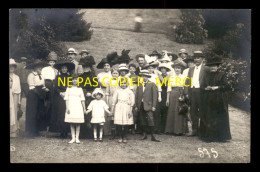 LUXEMBOURG - MONDORF-LES-BAINS - FAMILLE EN CEREMONIE - PHOTOGRAPHE N. SCHUMACHER - CARTE PHOTO ORIGINALE - Bad Mondorf