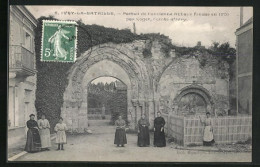 CPA Ivry-la-Bataille, Portail De L'ancienne Abbaye  - Ivry-la-Bataille