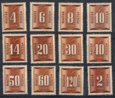 Postage DUE PORTO Stamps / 1951 Hungary - MNH - Strafport