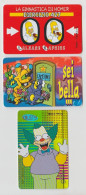 N.3 CARDS HOMER KRUSTY SIMPSONS HORROR SHOW FERRERO - Otros & Sin Clasificación