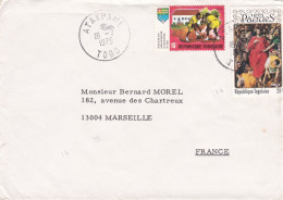 Madagascar--1975--  Lettre De ATAKPAME  Pour MARSEILLE-13 ........timbres.........cachets - Madagaskar (1960-...)