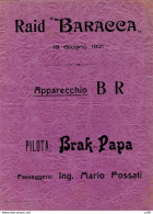 Coppa Baracca - Volantino Del Comitato Organizzatore - Marcophilie (Avions)