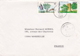 Madagascar--1975--  Lettre De LOME-AEROPORT   Pour MARSEILLE-13 ........timbres.........cachets - Madagaskar (1960-...)