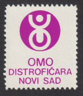 Invalid Disabled Association Yugoslavia Serbia OMO Novi Sad Membership Tax Revenue Vignette Label - Behinderungen