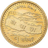 Népal, SHAH DYNASTY, Tribhuvana Bir Bikram, Rupee, 2009, Argent, SPL, KM:726 - Népal