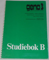 Gena 3 Studiebok B Av Rydstedt, Andersson, Bladh, Köhler & Thorén; Från 80-talet - Skandinavische Sprachen