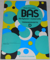 BAS-färdigheter I Matematik Träningshäfte D Av Dyne & Svensson; Från 70-talet - Lingue Scandinave