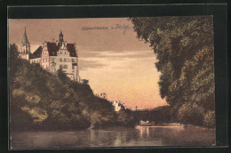 AK Sigmaringen, Schloss Vom Wasser Gesehen  - Sigmaringen