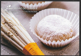 Portugal Carte Entier Postal 2021 Pâtisserie Gastronomie Européenne Coimbra Stationery Pastry European Gastronomy - Interi Postali