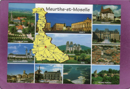 54 Meurthe Et Moselle Carte Géographique Du Département Multivues - Maps