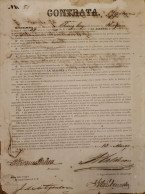 O) 1867 CUBA, EMPLOYMENT OR WORK CONTRACT DEFINED TO A CHINESE CITIZEN, CLAUSES SIGNED BY THE CONSUL GENERAL OF HIS MAGE - Altri & Non Classificati