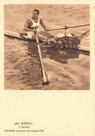CPSM Les Sports-L'Aviron-Schaefer Champion Olympique 1936-RARE     L2828 - Rowing
