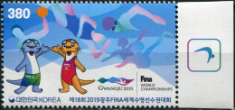 South Korea 2019. The 18th FINA World Aquatics Championships. L-2 (MNH OG) Stamp - Corée Du Sud