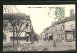 CPA Les Aix-d`Angillon, Grande Rue  - Les Aix-d'Angillon