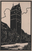 58643 - Dinkelsbühl - Wörnitz-Tor Mit Mühlgraben - Ca. 1955 - Dinkelsbuehl
