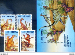 Fauna. Dinosauri 1992. - Ghana (1957-...)