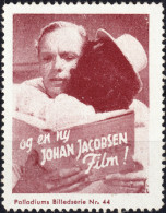 DANEMARK / DENMARK - 1944 Film Poster Stamp "Palladiums Billedserie Nr.44" DE TRE SKOLEKAMMERATER (Johan Jacobsen Film) - Cinéma