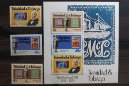 Trinidad Und Tobago 401-403, Block 29 Mit 401-403 Postfrisch #TE083 - Trindad & Tobago (1962-...)