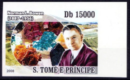Sao Tome 2008 MNH Imperf, Norman Bowen Canadian Geologist, Petrology - Otros & Sin Clasificación