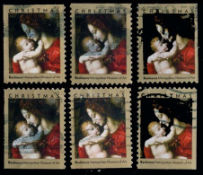 Etats-Unis / United States (Scott No.5331 - Madona) (o) All 6 Position - Used Stamps