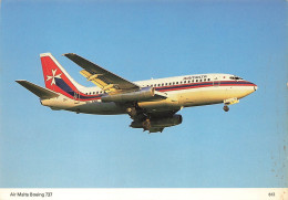 CPSM Air Malta Boeing 737      L2829 - 1946-....: Era Moderna