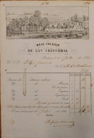 O) 1861 CUBA, SCHOOL COLLECTION ACCOUNT - SUBJECTS, ROYAL COLLEGE OF SAN CRISTOBAL, XF - Altri & Non Classificati